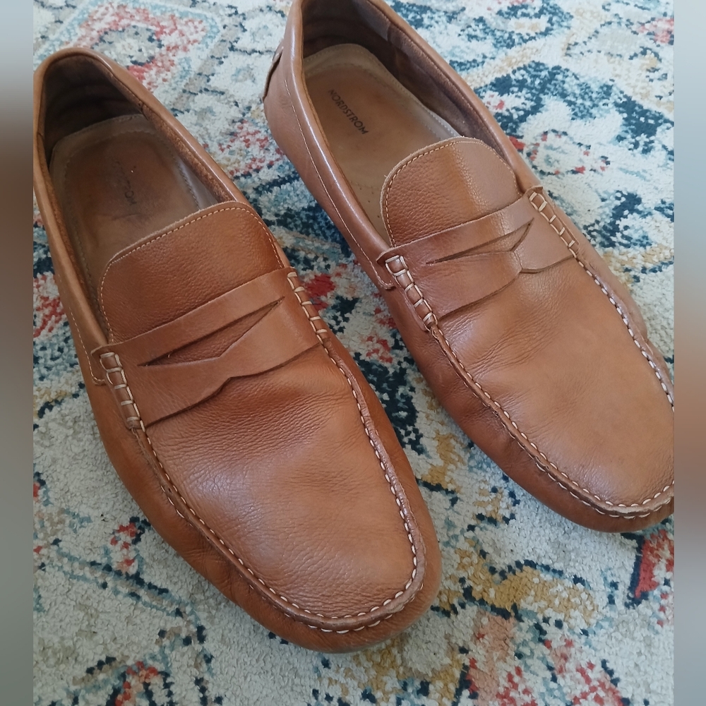 Nordstrim Cody Mens LeatherDriving Shoe Sz 16